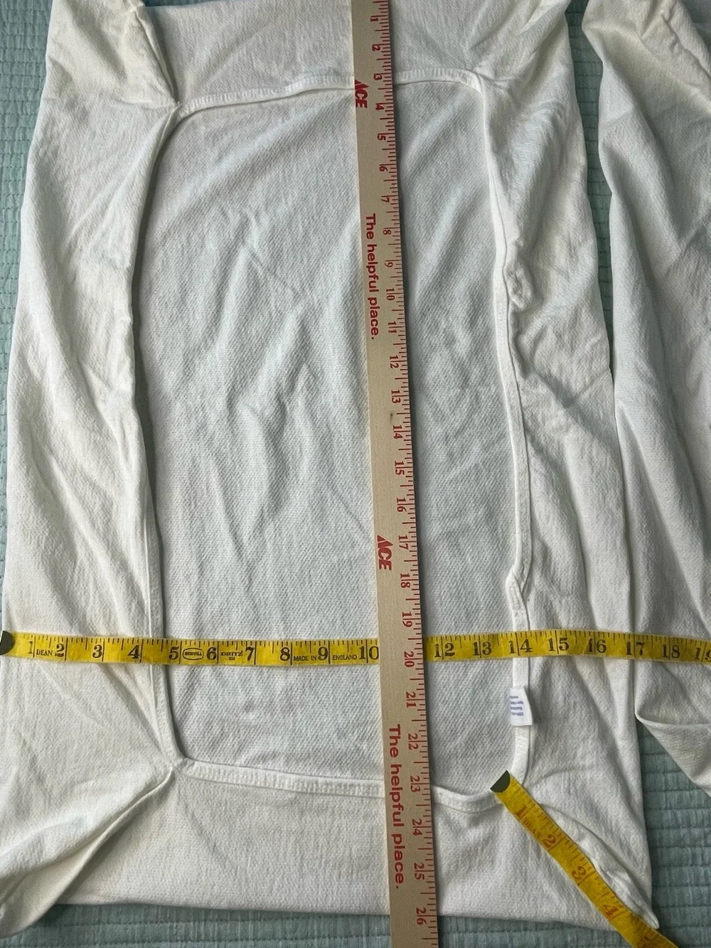 Vtg Domestic Fabrics Made in USA 100% Cotton Thick Waffle Fitted Bassinet Sheets